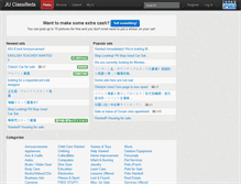 Tablet Screenshot of classifieds.japanupdate.com